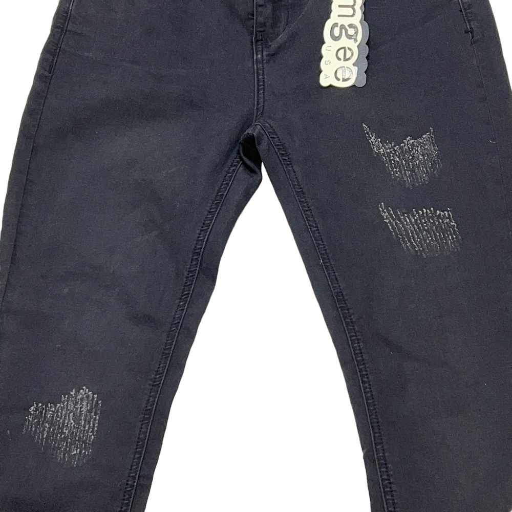 Umgee Lightweight Denim Jeans Lace up Hem - Picture 10 of 13